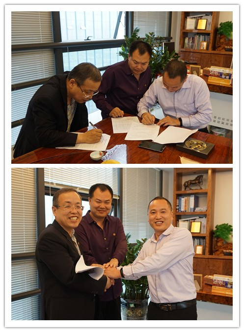 梁董与郑社长对色虎看片软件品牌发展非常满意及肯定